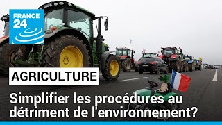 Projet de loi d'orientation agricole : simplifier au détriment de l'environnement ? • FRANCE 24