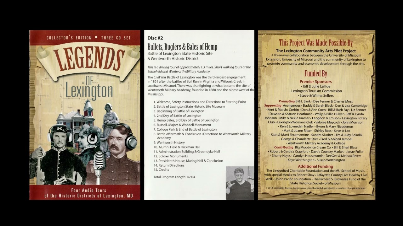 Lexington Historical Walking Tour 3 (Battlefield & Wentworth)