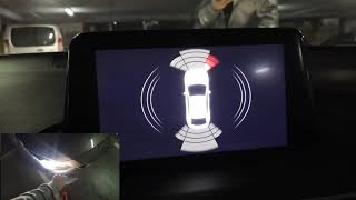 Тестування доустановлених датчиків паркування в Mazda 3 BM