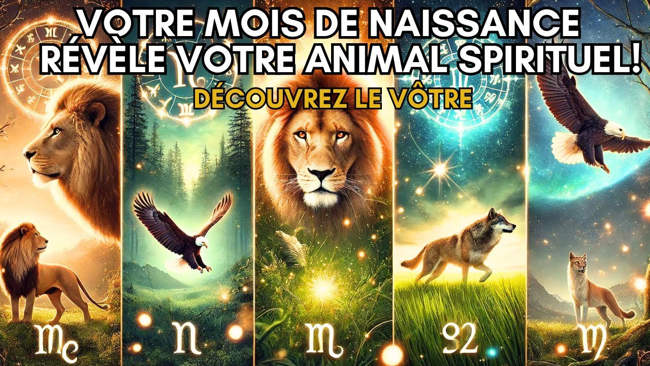 Découvrez l’Animal Spirituel Caché Derrière Votre MOIS de Naissance – Vous serez stupéfait ! zen!