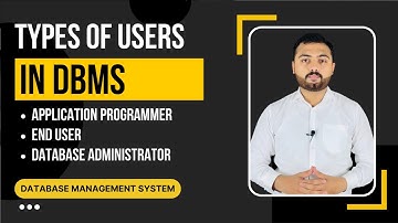 Application Programmer, End user and DB Administrator Urdu/Hindi