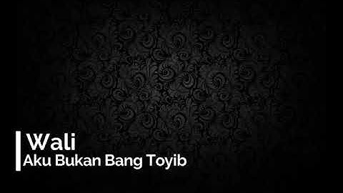 Aku bukan bang toyib