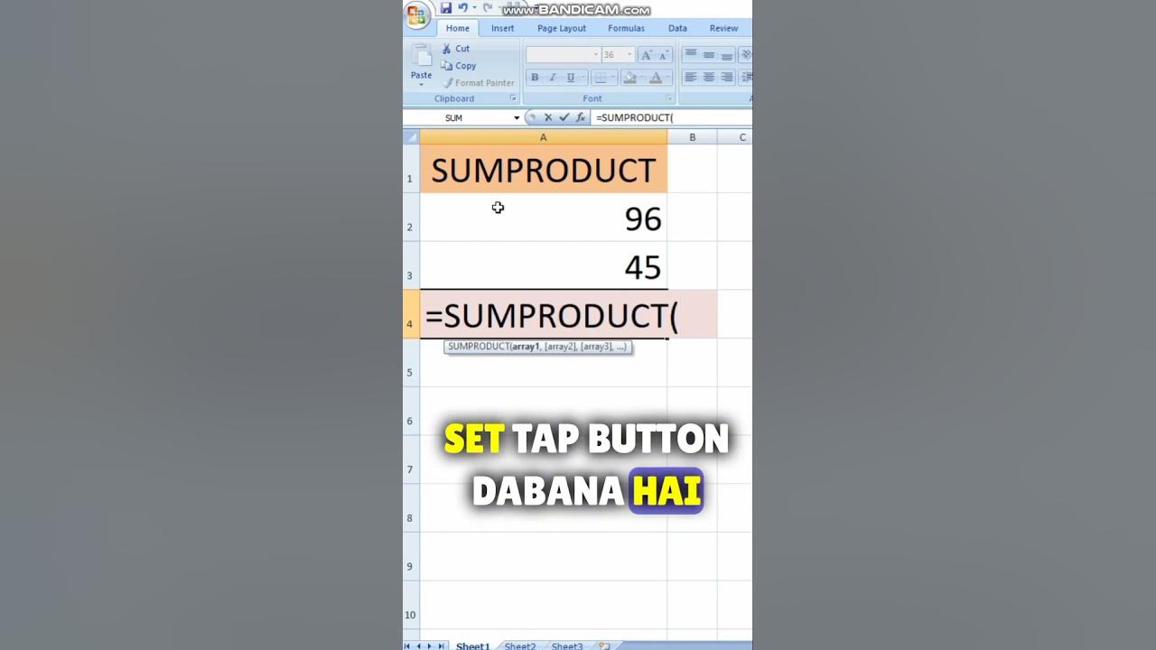 Sumproduct function in excel trandingshorts computer viral 