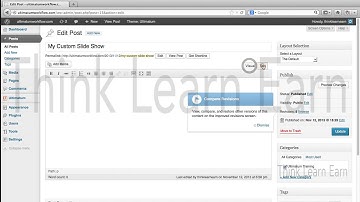 04 Copy Paste Adobe Edge CC Runtime Javascrpit Code to Wordpress Ultimatum 2.5 Theme