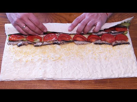 БЕРУ ЛАВАШ И ЗАВОРАЧИВАЮ В РУЛЕТ! ШПРОТЫ И Лаваш. Шпроты в лаваше. Sprats in Pita. lavash roll.