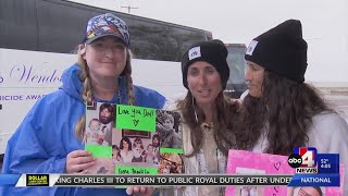 Raising awareness for suicide prevention with 100-mile walk
