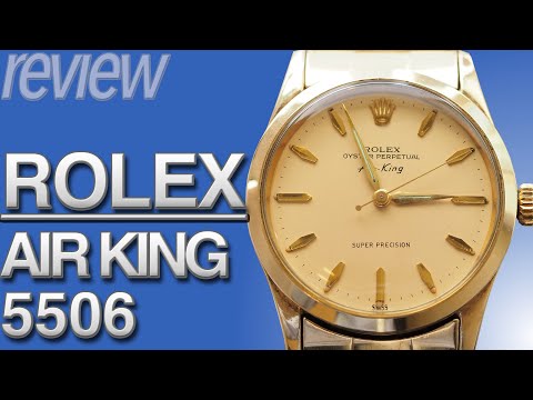 Rolex Vintage Air-King Ref. 5506 Hands-on Review! - YouTube