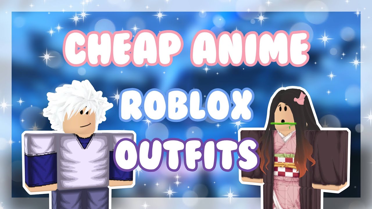 15 Roblox Anime Style Outfits 1  YouTube