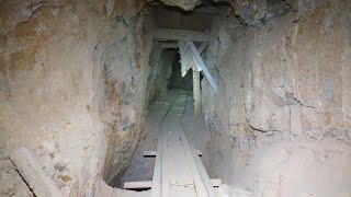 Rappelling 375 Feet to the Bottom of the Garbage Pit Mine  8 Hours Underground