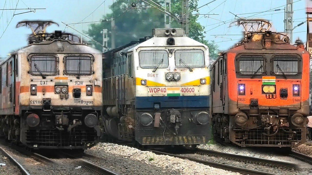 Dangerous Encounter of diesel and electric trains | Bhagat Ki Kothi, Akal Takth | Indian railways