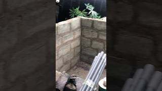 Installing Borehole Pipes & Fish Pond Drainage System | Fish Pond Construction Progress. #shorts