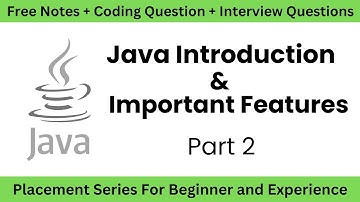 Introduction To Java In Hindi | Important Features Of Java, 2023