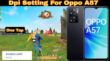 Oppo A57 Free Fire Dpi setting | Headshot Dpi settings | ontap setting