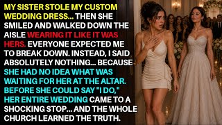 My Sister Stole My Wedding Dress — She Had No Idea the Wedding Would Stop Before She Said I Do