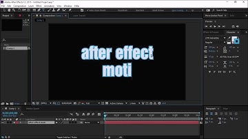 After Effect BASIC - Bài 7 - Cách tạo và tìm hiểu Text Layer trong After Effect CC 2015