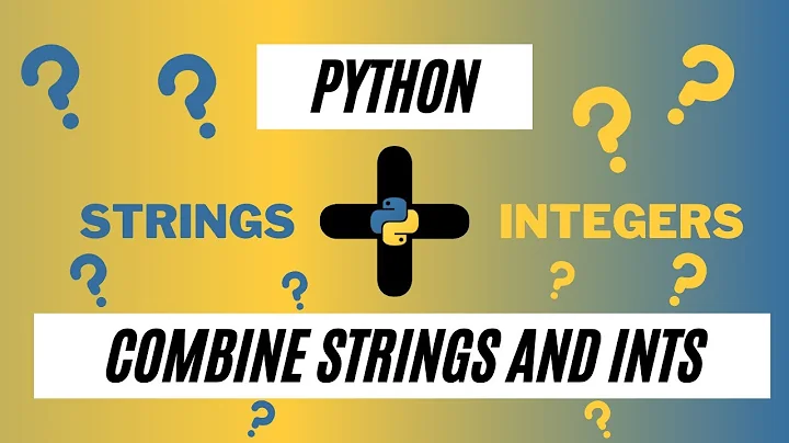 How To Concatenate Strings And Int In Python