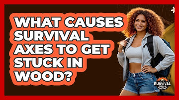 What Causes Survival Axes To Get Stuck In Wood? - Survival Skills for Everyone
