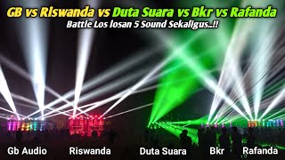 Riswanda vs Bkr vs Gb Audio vs Duta Suara vs Rafanda Saling Adu Mekanik Di Ringan Pitu Banyuwangi