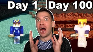My First 100 Days in Minecraft