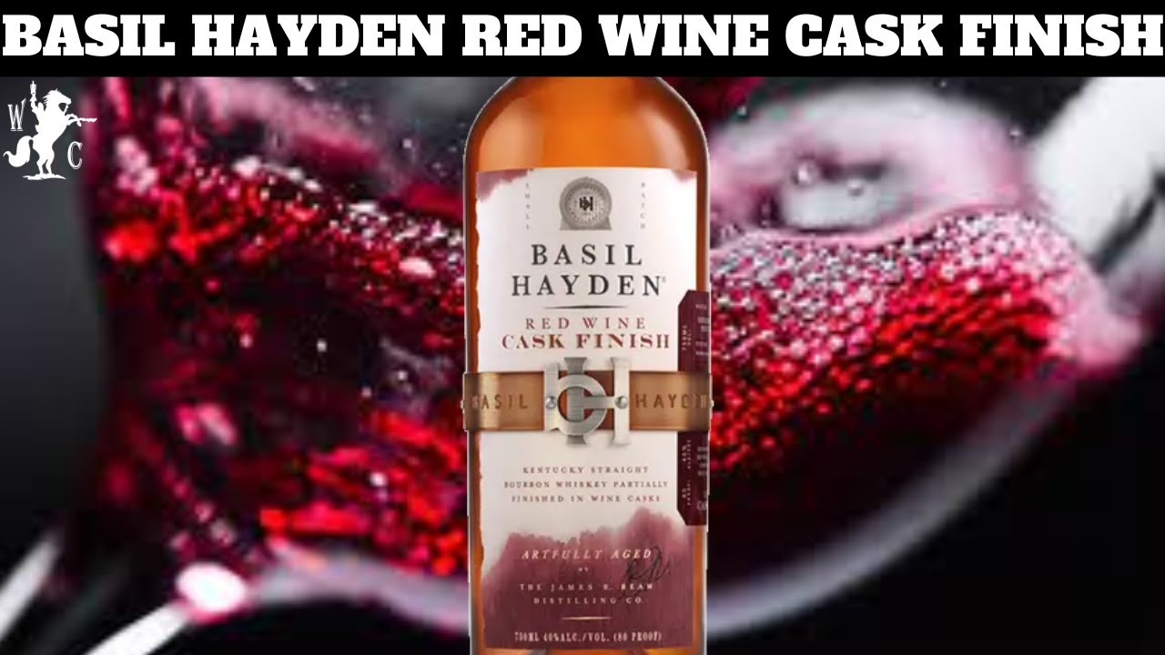 Basil Hayden Red Wine Cask Finish Kentucky Bourbon Straight Whiskey