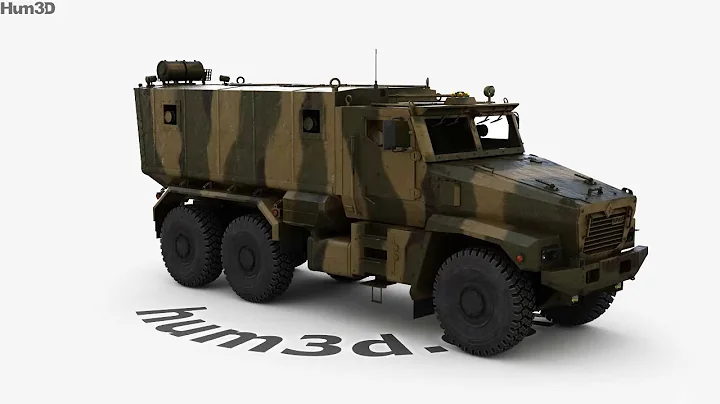 Ural Typhoon 63095 MRAP 3D model by 3DModels.org