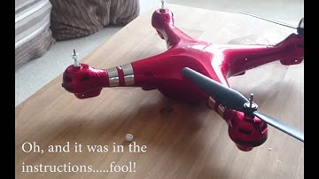 X8HG Drone assembly and test flight walk through