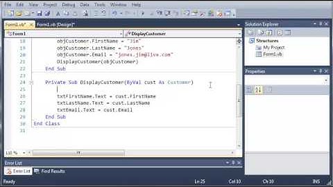 Visual Basic Tutorial   70   ReadOnly Properties   YouTube