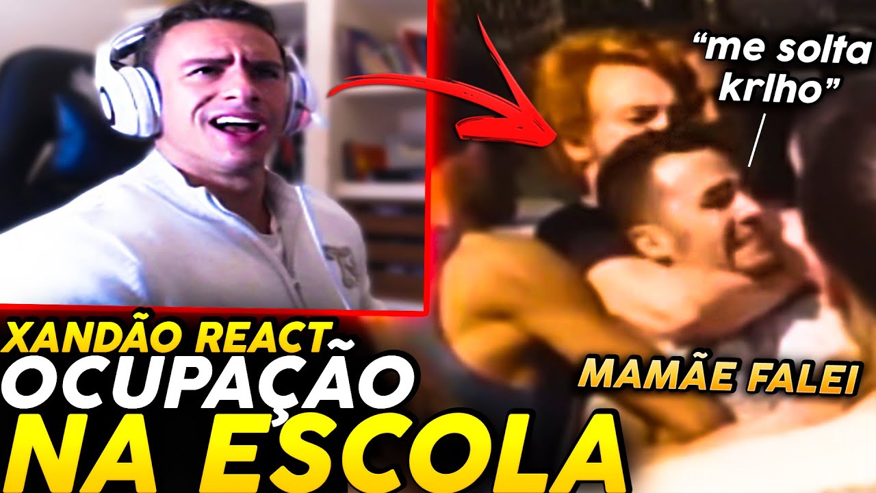 SUPER XANDÃO REAGINDO A OCUPAÇÃO NA ESCOLA - Mamaefalei