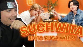 BTS Suga with V on Suchwita EP. 18! Reaction