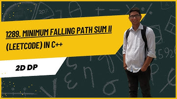 1289 Minimum Falling Path Sum II