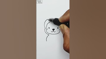 How To Draw a Monkey 🐒 Shorts || Monkey Sketch || #shorts #drawing #video