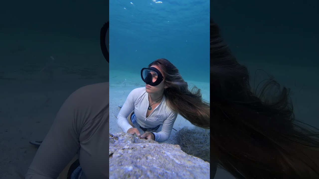 Underwater with my hair and my thoughts ￼