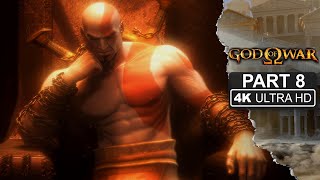 God of War (2005) Unofficial Remaster | Story Mode Gameplay Walkthrough part 8 | PS2 - 4K - 60FPS
