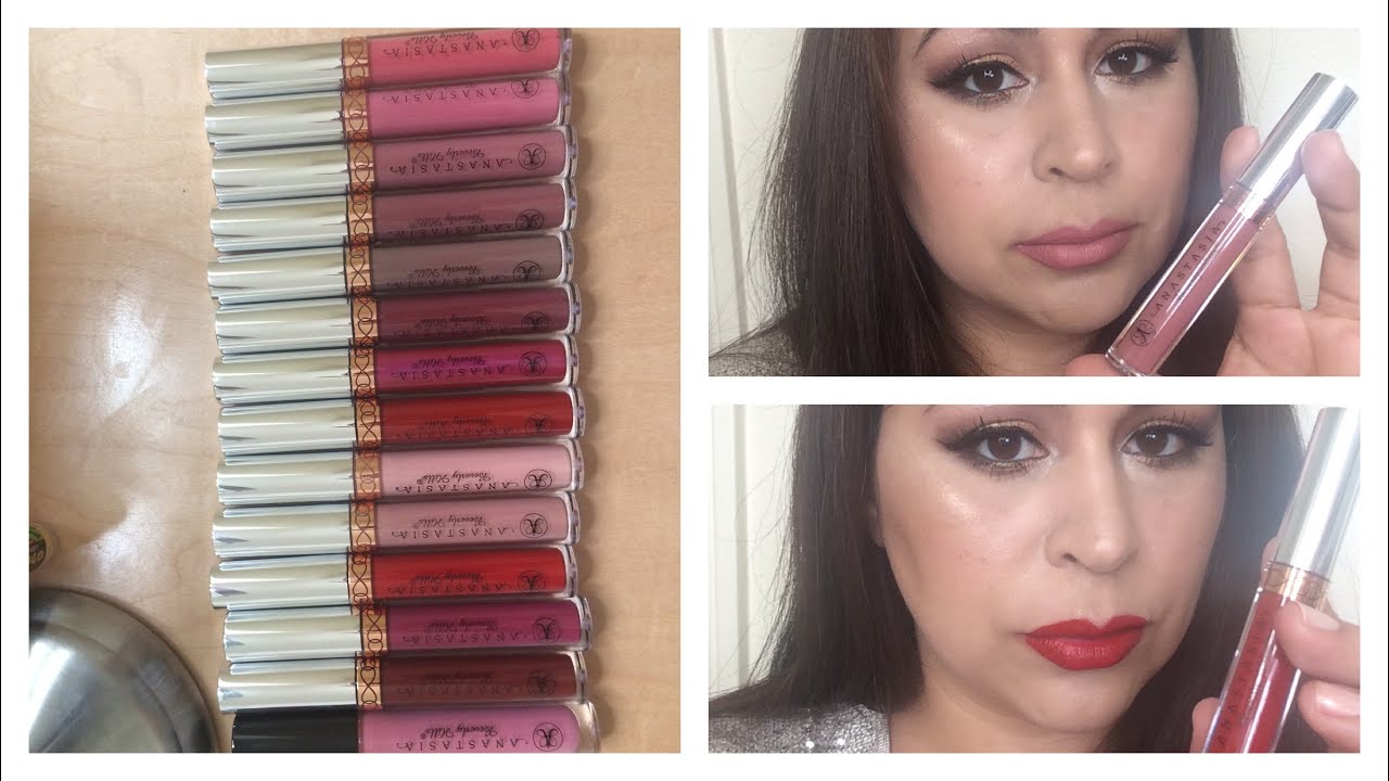 Anastasia Beverly Hills Liquid Lipsticks ♡ Swatch 