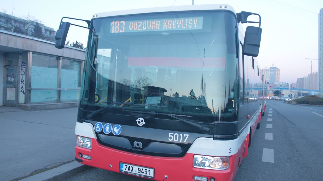 Dnešní makanì na lince 183/7 od 16:57 do 18:53