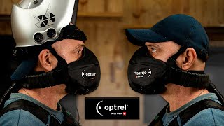 Защита органов дыхания сварщика полумаска Optrel Swiss Air с блоком подачи воздуха