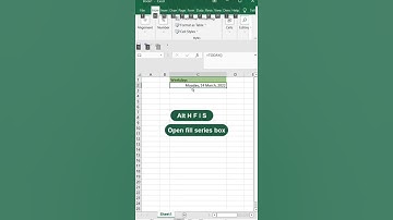 List Down weekends in Excel via learnintips tiktok