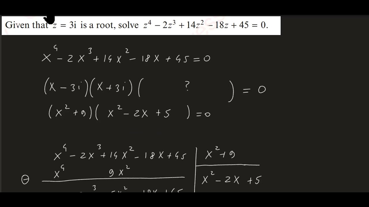 equazione di quarto grado parte 2 | Lez. 15 | Numeri Complessi