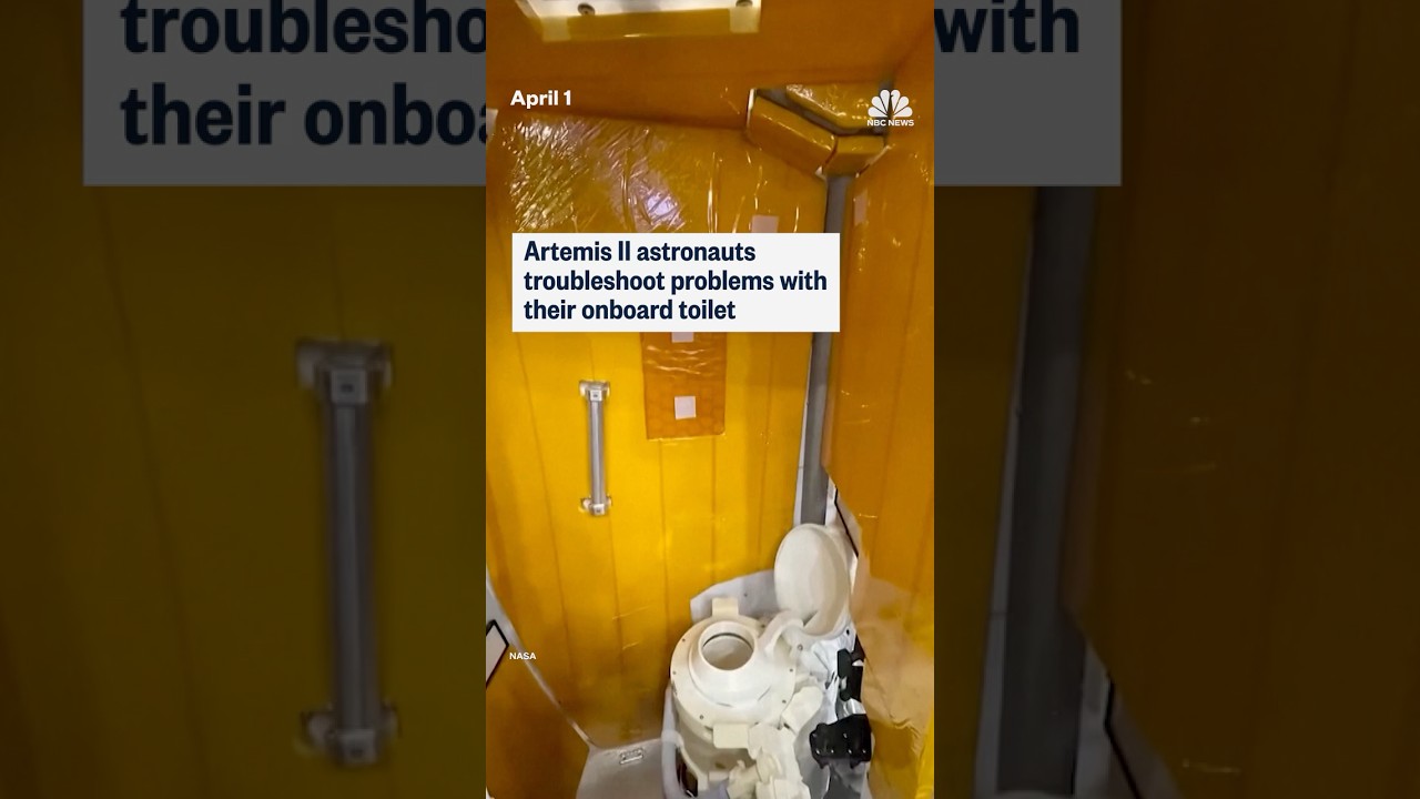 Artemis II astronauts troubleshoot problems with their onboard toilet