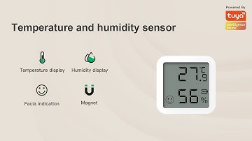 RSH Tuya Bluetooth Smart Humidity and Temperature Sensor Monitor, Indoor Hygrometer Thermometer