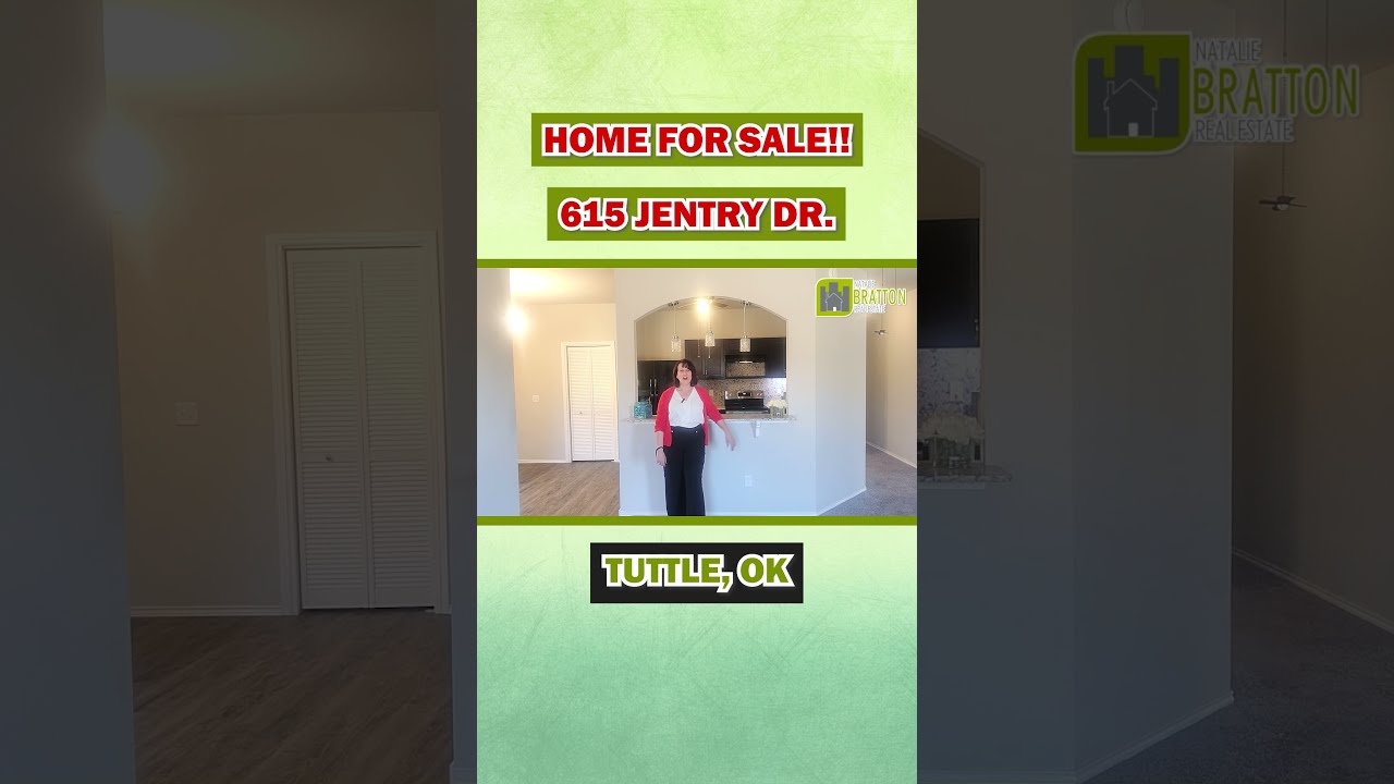 Stunning Tuttle OK Home for Sale – 3 Bed, 2 Bath & Upgrades for $219K! 