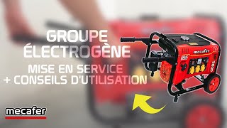 Mise en service d'un groupe électrogène et conseils d'utilisation