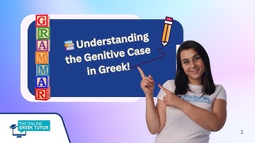 📚 Understanding the Genitive Case in Greek!