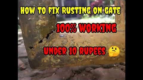 How fix Rusting on Iron gate👍||BabuBhaiya Hack
