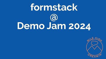 formstack@MileHighDreamin Demo Jam 2024