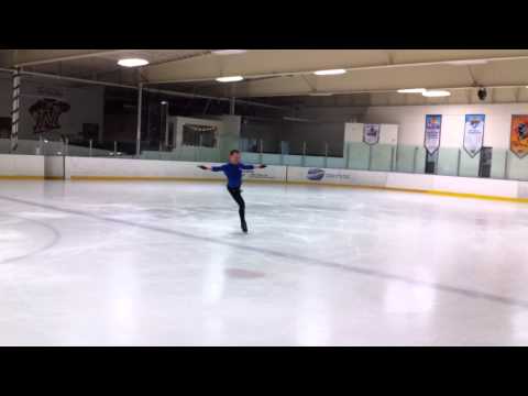 Figure Skating Practice: 12-19-11 (axel, double sa...