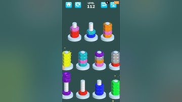 Nuts Sort Level 112 #gameplay #nutssort #androidgames