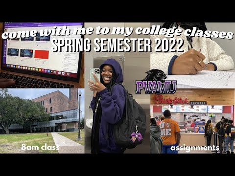 come w/ me to my college classes Prairie View A&M Univerity (HBCU) *spring semester 2022* | zoe rose