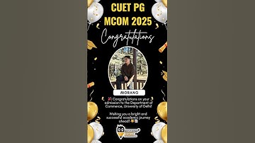 CUET PG M.Com 2026 | Selection Delhi University #cuetpg2026 #cuetpgmcom2026 #mcom #srcc #shorts