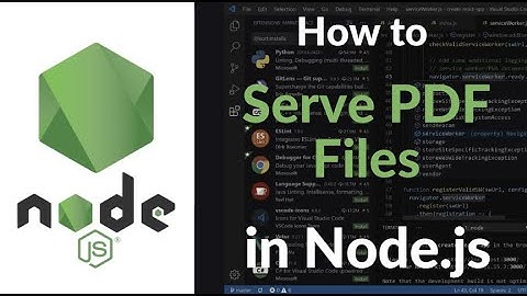 How to Serve PDF Files in Node.js HTTP Module | Send Downloadable Documents Tutorial 2025